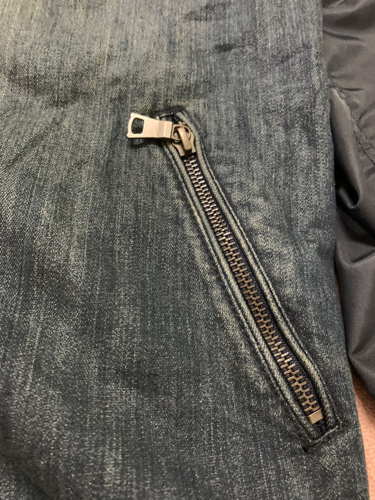 Designer × In The Attic × Le Grande Bleu (L.G.B.) in the attic military denim bomber jacket punk bikers style Size US L / EU 52-54 / 3 - 12 Thumbnail