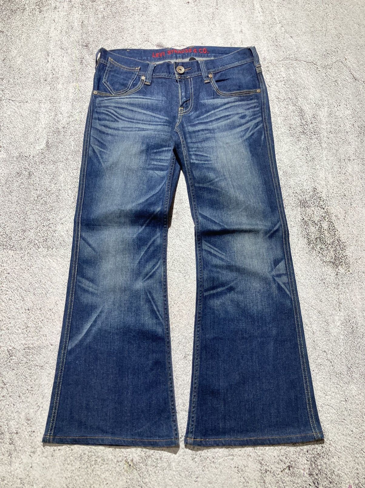 Levi's Vintage Clothing Vintage Levis Buckleback Bootcut Clawmark Flared Jeans Pants Size US 30 / EU 46 - 1 Thumbnail
