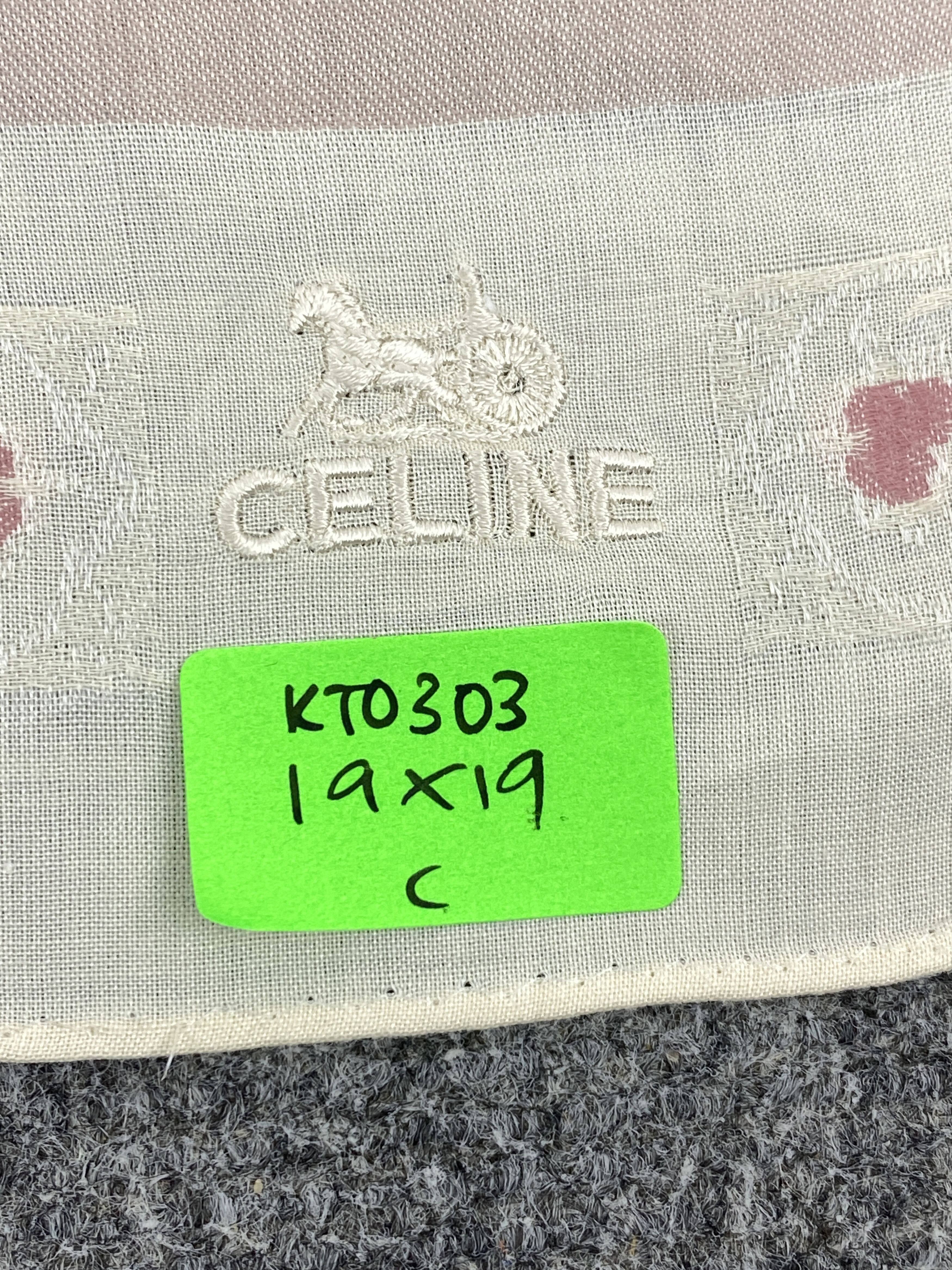 Celine Vintage Celine Handkerchief / Neckerchief KT0303 Size ONE SIZE - 9 Thumbnail