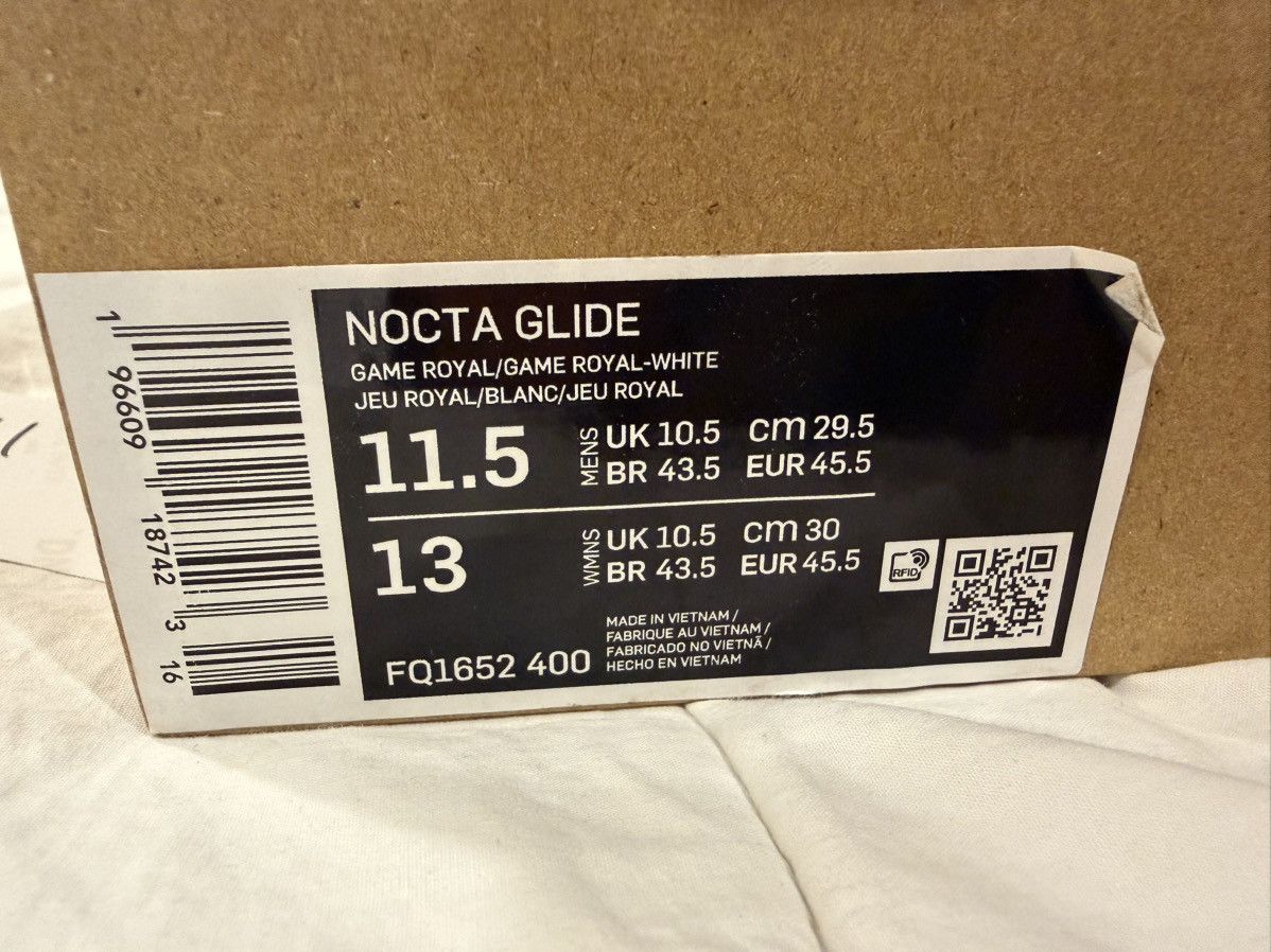NOCTA × Nike Nike x NOCTA Glide Game Royal (Kentucky PE) Size 11.5 Size US 11.5 / EU 44-45 - 7 Thumbnail
