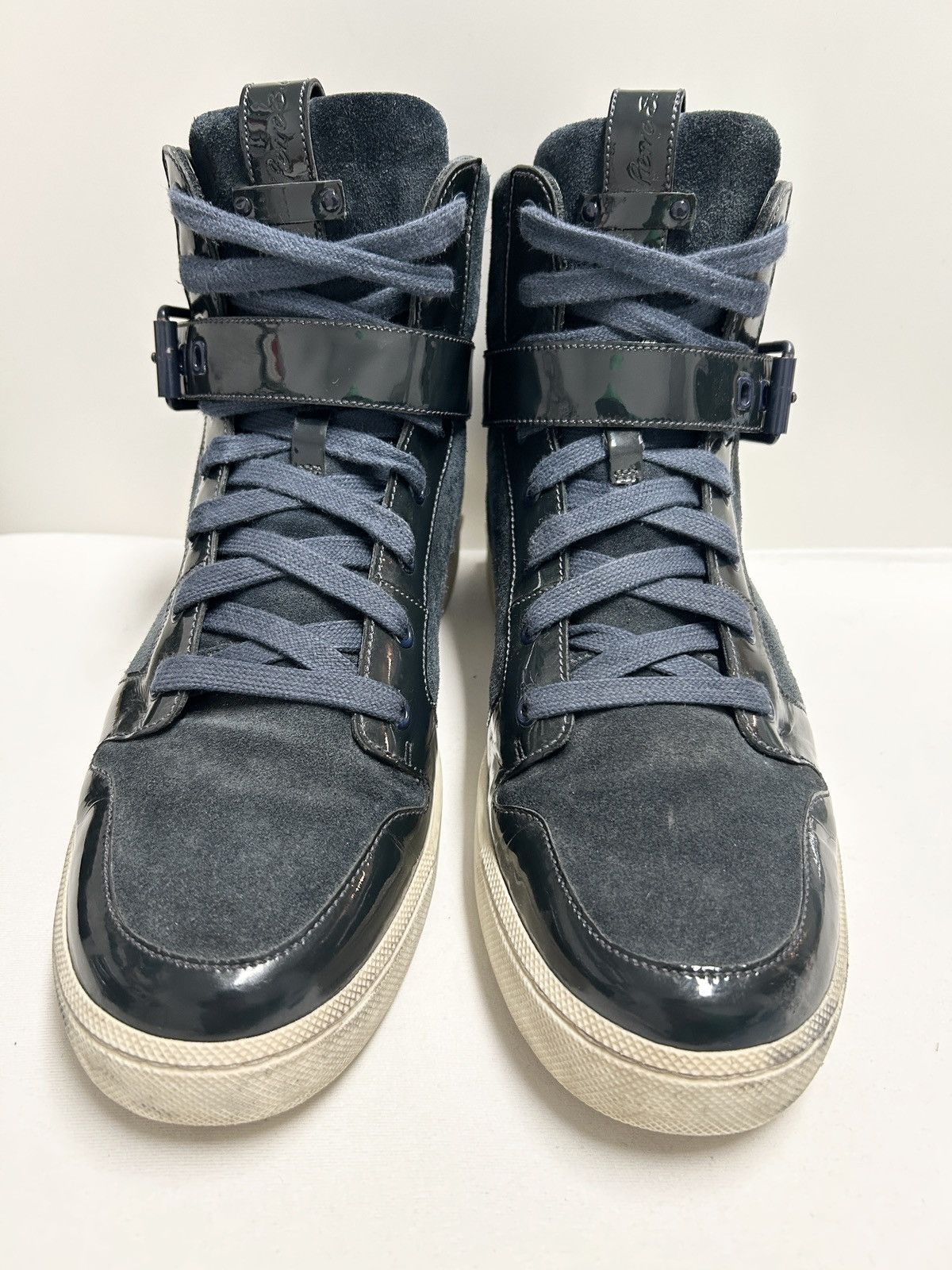Balmain 2012 Buckle High Top Sneakers Size US 10 / EU 43 - 2 Thumbnail