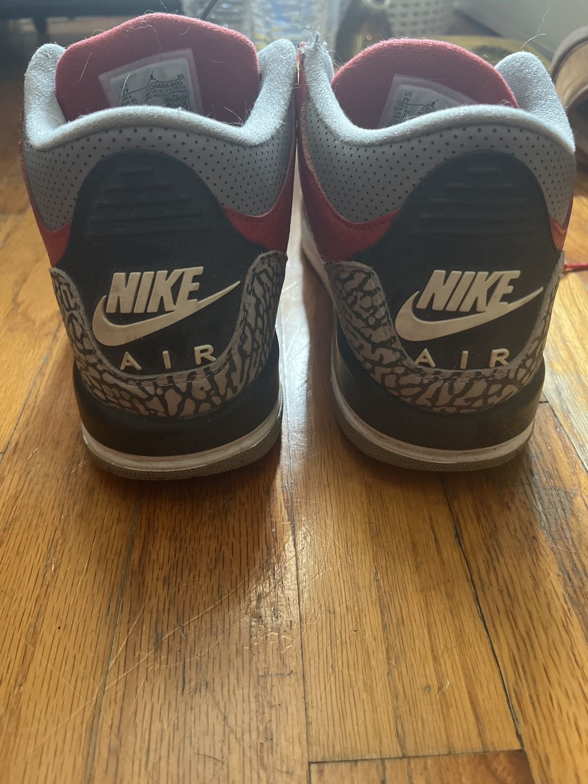 Jordan Brand Nike Air Jordan 3 Retro “Fire Red” Size US 7 / EU 40 - 6 Thumbnail