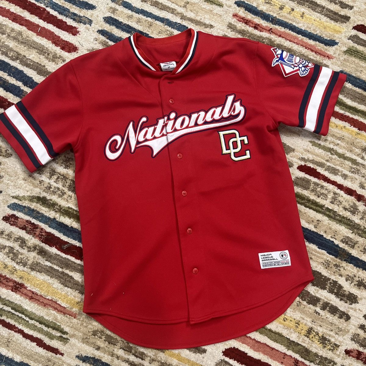 Vintage Washington Nationals 24 Nick Johnson Baseball Jersey Grailed