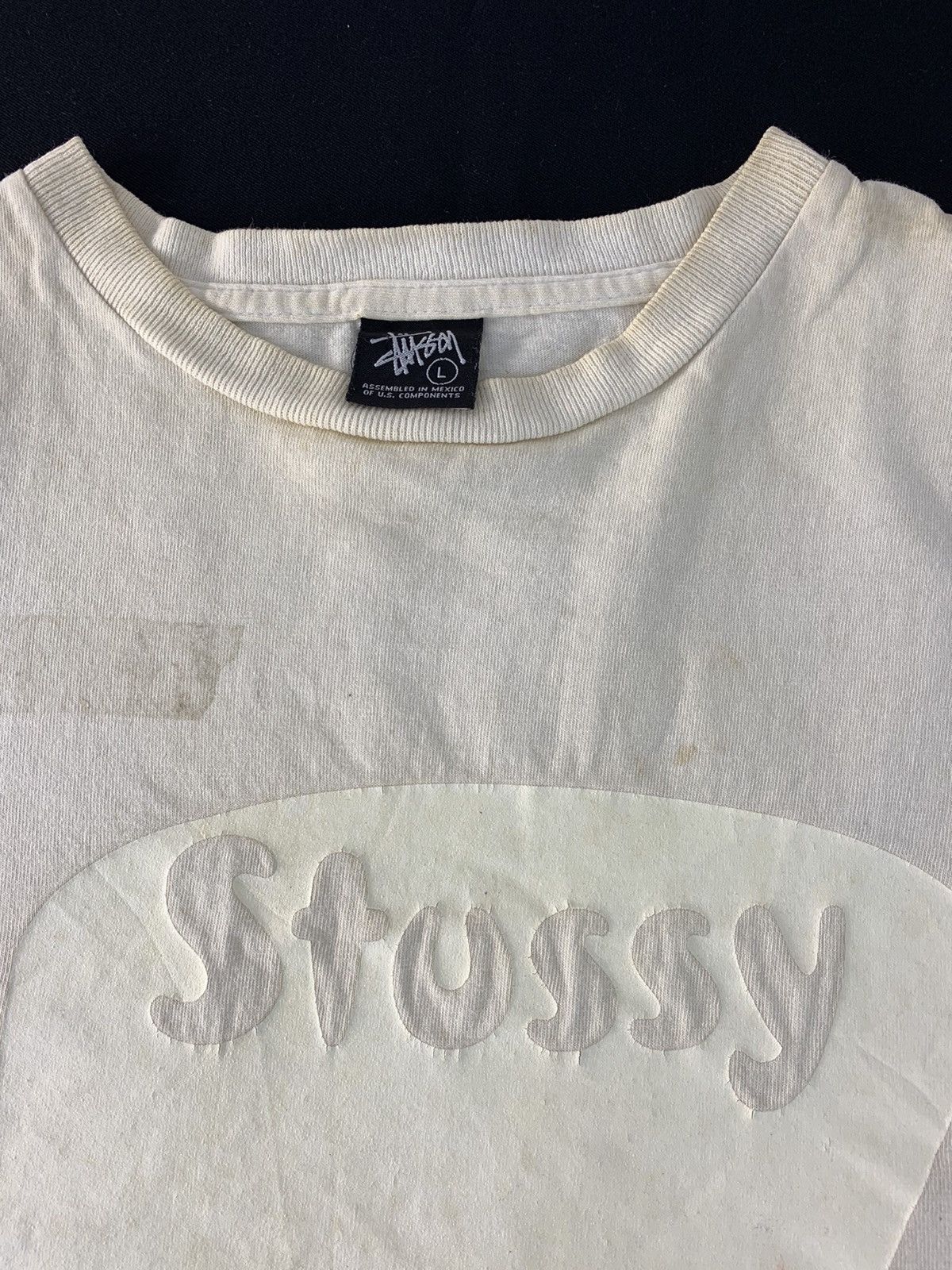 Stussy Hype Stussy Big Graphic Screen Logo Longsleeve Tee Size US XL / EU 56 / 4 - 4 Thumbnail