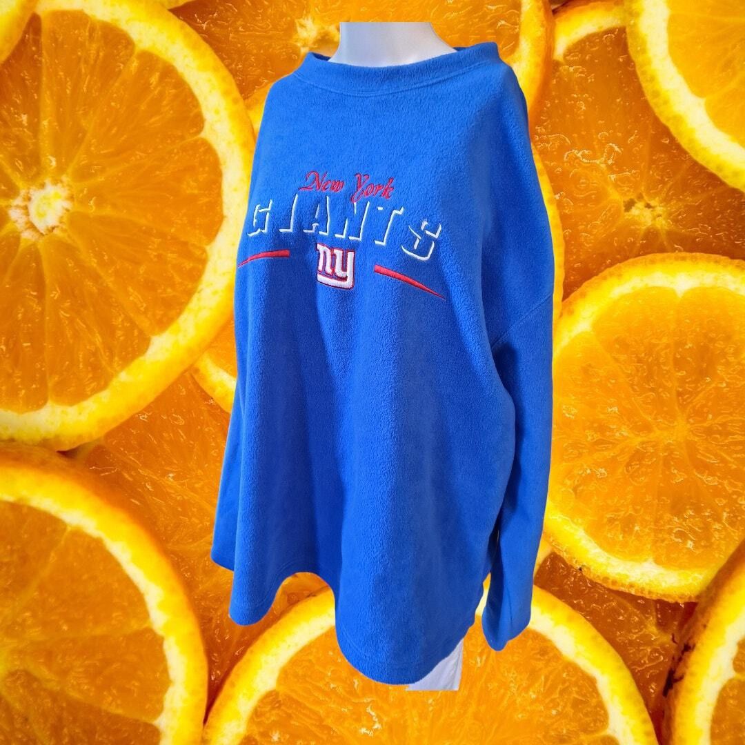 Other The Edge Blue Fleece New York Giants Long Sleeve Sweatshirt Size US L / EU 52-54 / 3 - 1 Thumbnail