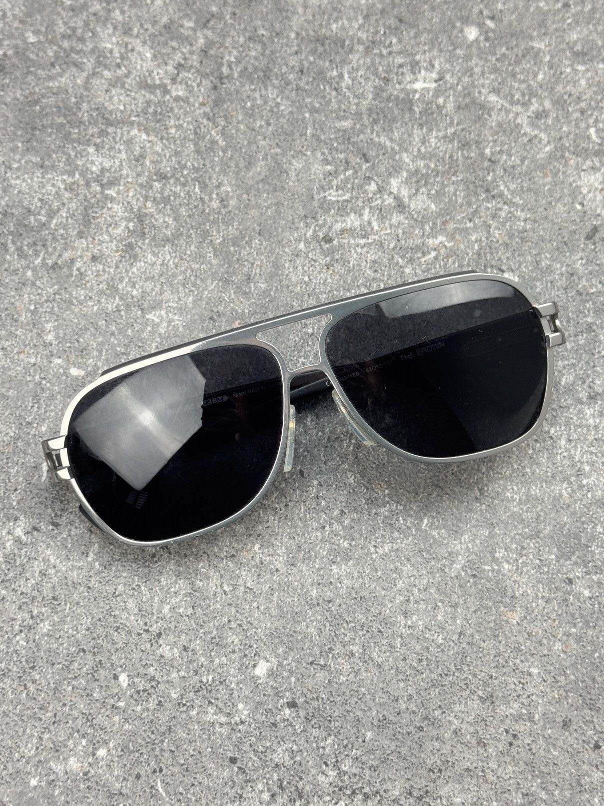 Chrome Hearts Chrome Hearts The Brown Glasses Size ONE SIZE - 3 Thumbnail