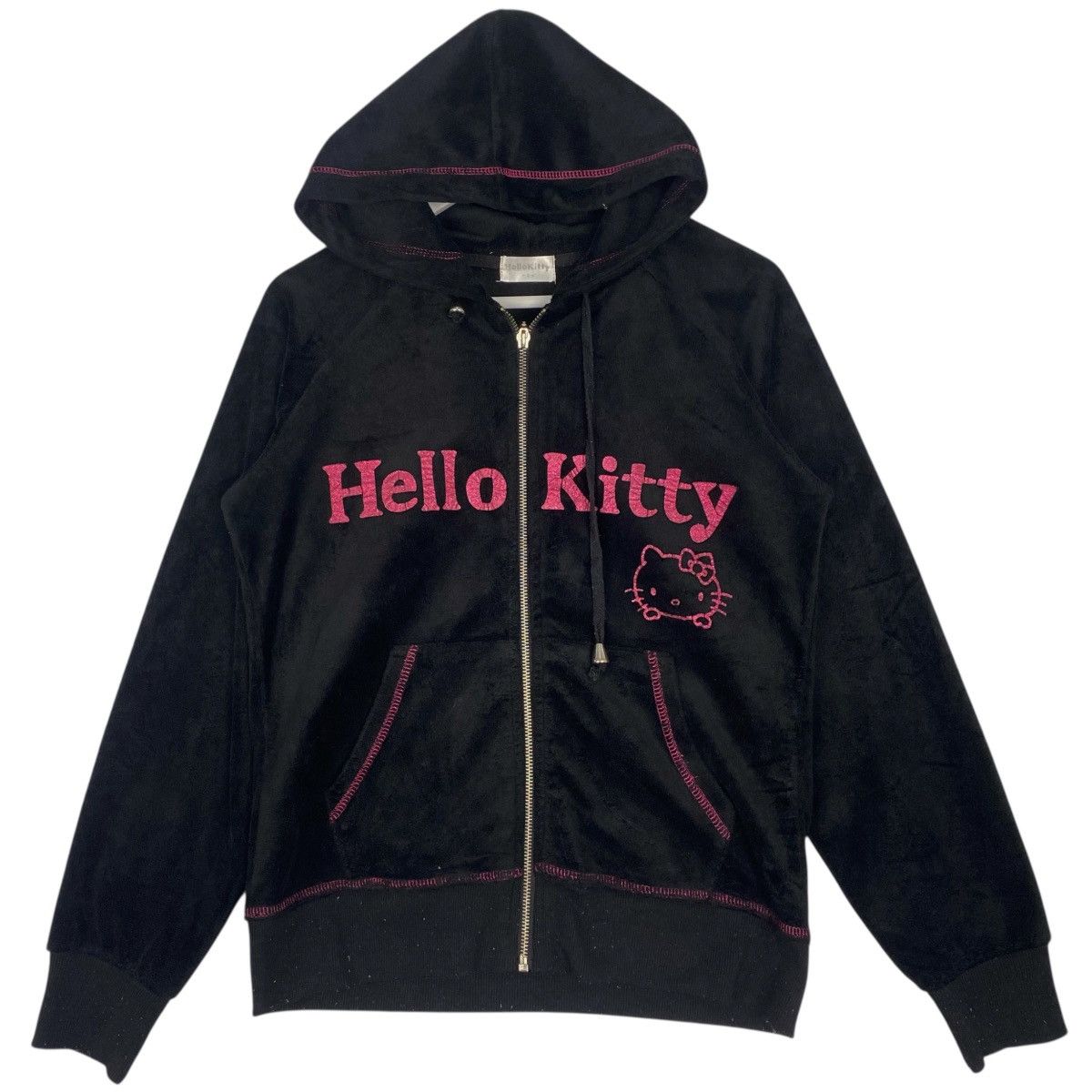 Other Vintage Hello Kitty Hoodie Printed Sweater Black Size L Size L / US 10 / IT 46 - 1 Thumbnail