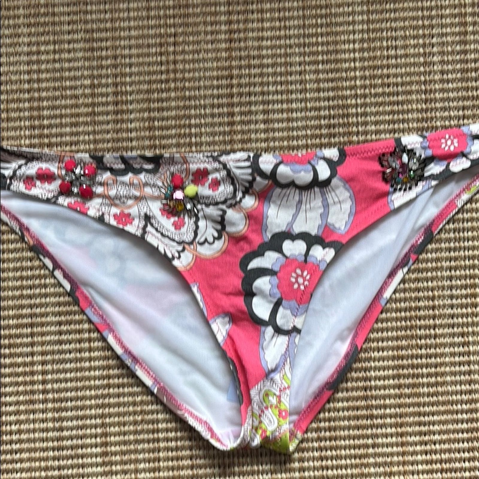 Blumarine NWT Blumarine Floral Bikini Set in Pink and Green Size L Size ONE SIZE - 4 Thumbnail