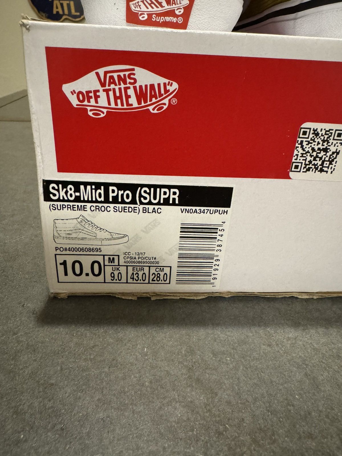 Supreme × Vans Supreme x Vans Sk8 Mid Size US 10 / EU 43 - 7 Thumbnail