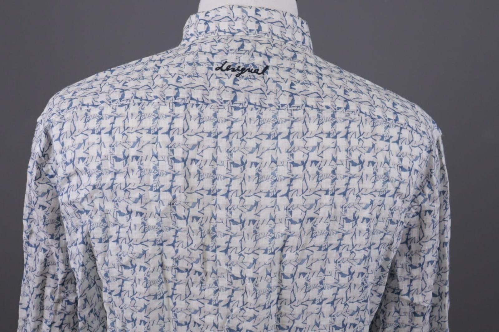 Desigual Desigual Regular Printed Button Down Shirt Size XXL Size US XXL / EU 58 / 5 - 10 Thumbnail