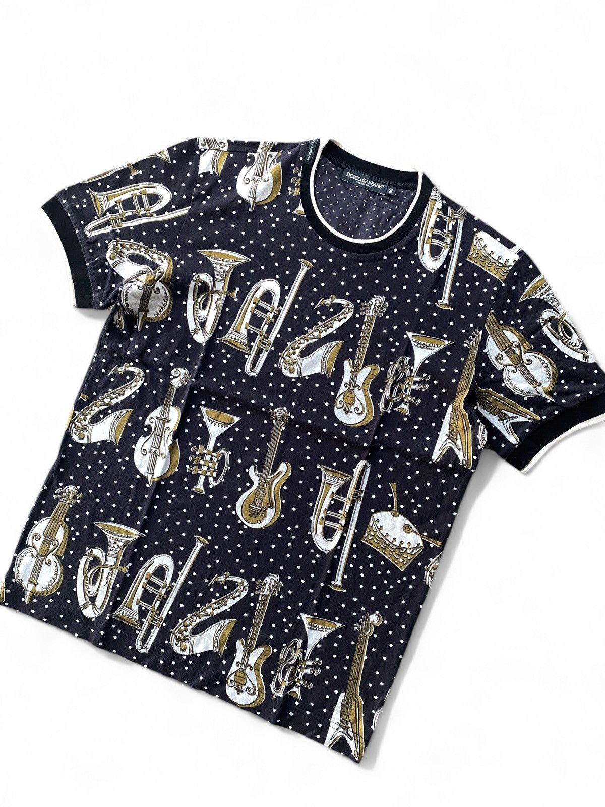Dolce & Gabbana dolce & gabbana musical instrument print shirt Size US M / EU 48-50 / 2 - 3 Thumbnail