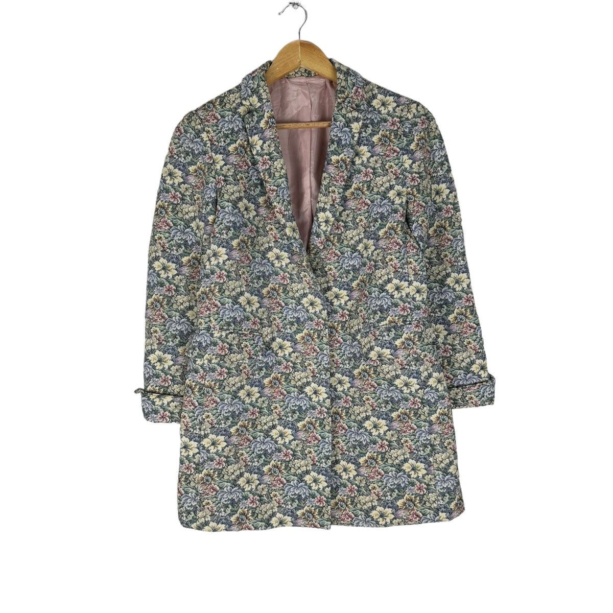 Comme Ca Ism × Japanese Brand ❄️COMME CA ISM ALL PRINT FLOWERS JACKET Size M / US 6-8 / IT 42-44 - 1 Thumbnail