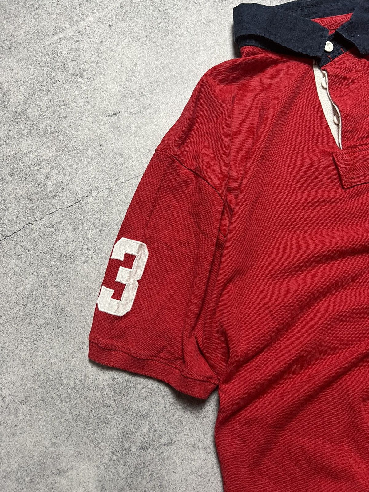 Ralph Lauren Vintage Polo Ralph Lauren Rugby Tee Shirt Y2K style 3 Size US XXL / EU 58 / 5 - 2 Thumbnail