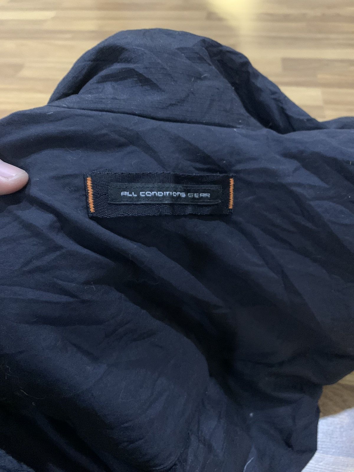 Vintage Nike ACG Black Down Puffer Jacket Double Swoosh Logo