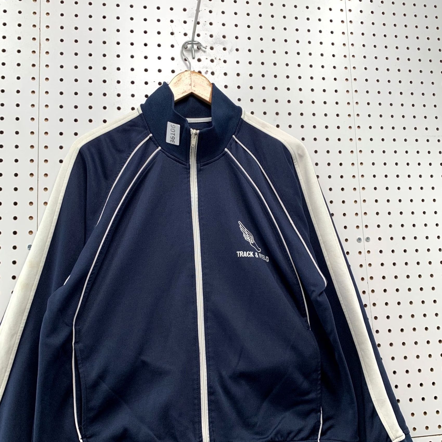 Vintage VINTAGE No Boundaries Track Jacket Men Large Blue P Wing Embroider Size US L / EU 52-54 / 3 - 5 Thumbnail
