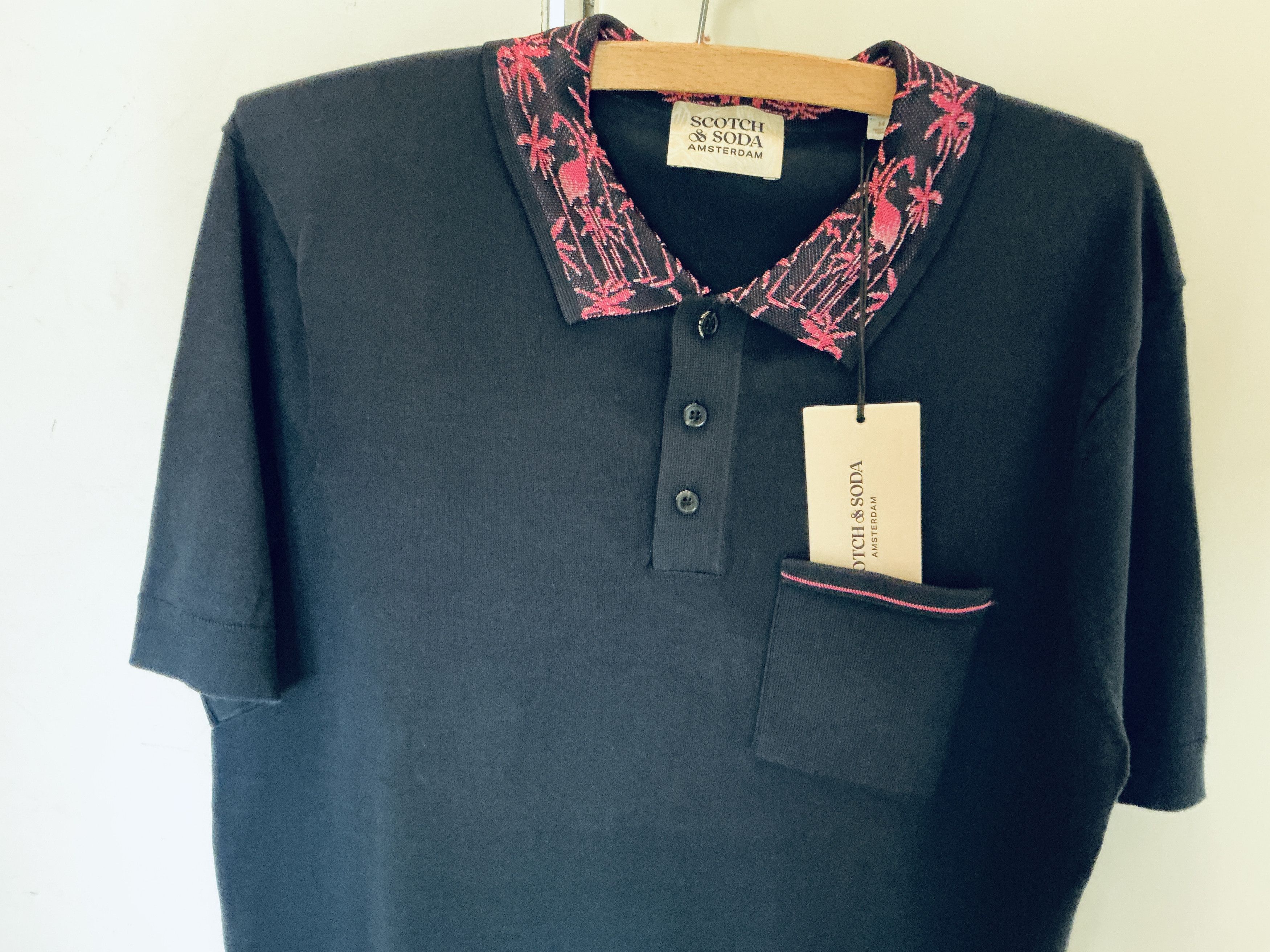Scotch & Soda Scotch & Soda Embroidered Collar Polo — NWT — Size M Size US M / EU 48-50 / 2 - 4 Thumbnail