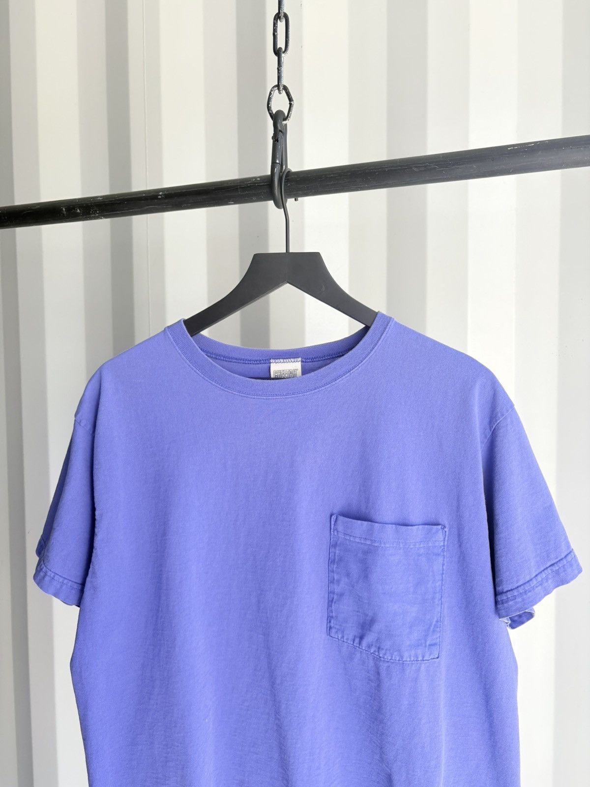 Vintage Thrashed Sun Faded Pocket Shirt Distressed Band Erd boxy fit Size US L / EU 52-54 / 3 - 3 Thumbnail