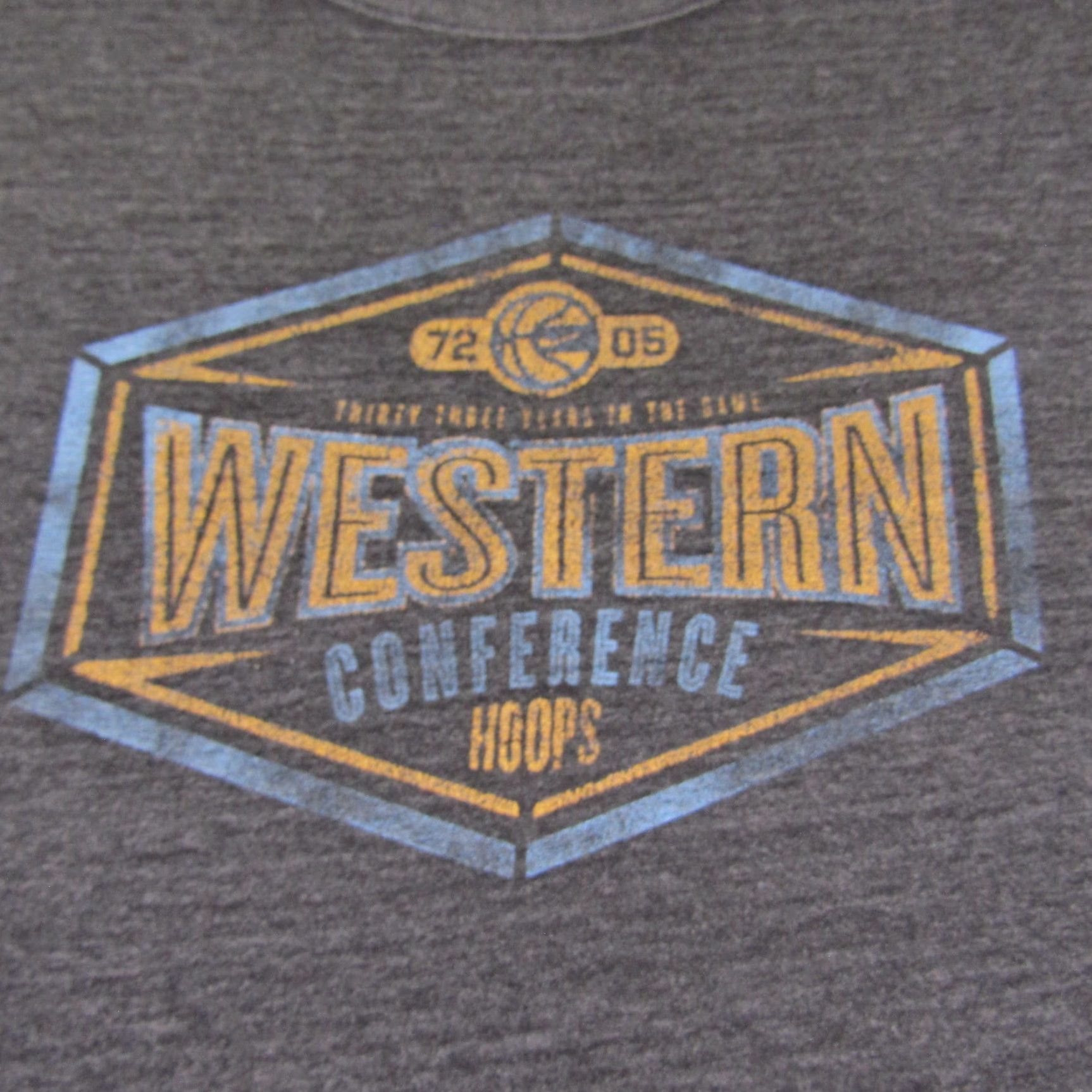 Nike VINTAGE Nike Shirt Mens XL Gray NBA Western Conference Logo T-Shirt Y2K Short Sleeve Crew Neck Size US XL / EU 56 / 4 - 5 Thumbnail