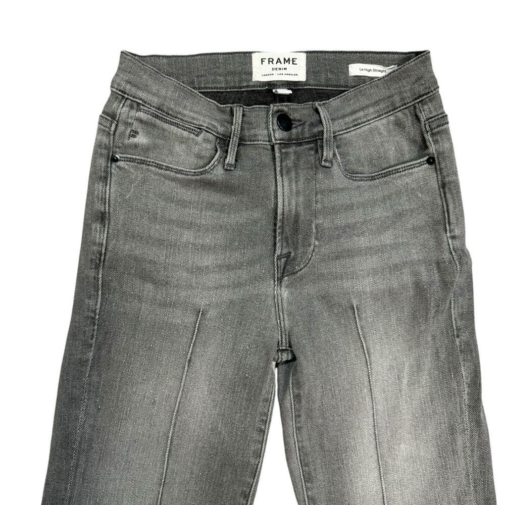 Frame FRAME Le High Straight in Shattuck Jeans Size 24 Size 24" / US 00 / IT 34 - 5 Thumbnail