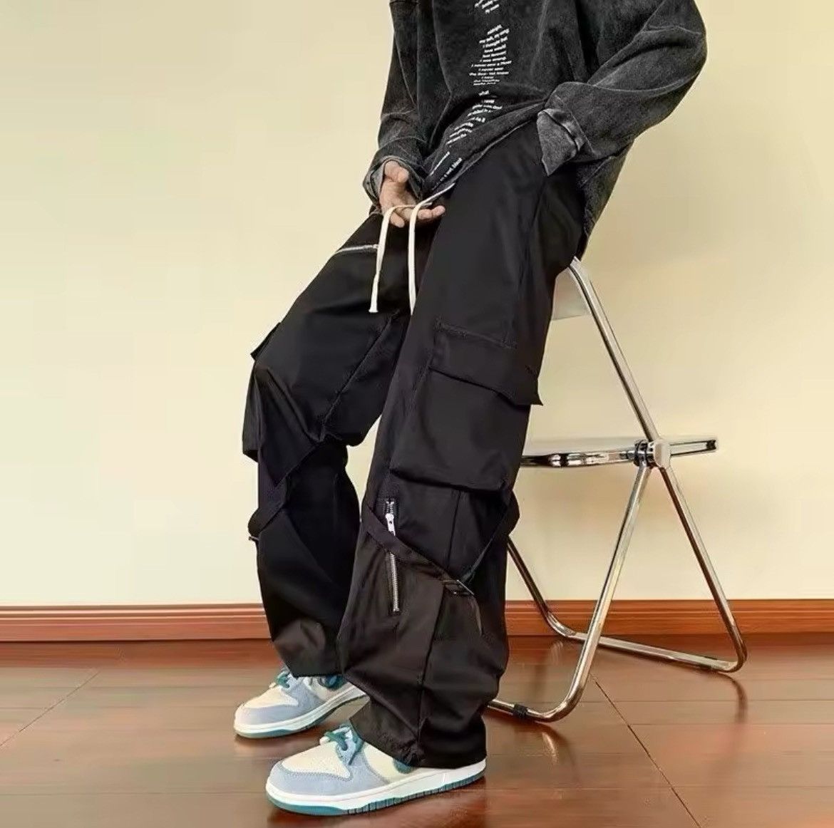 Japanese Streetwear Baggy Pants