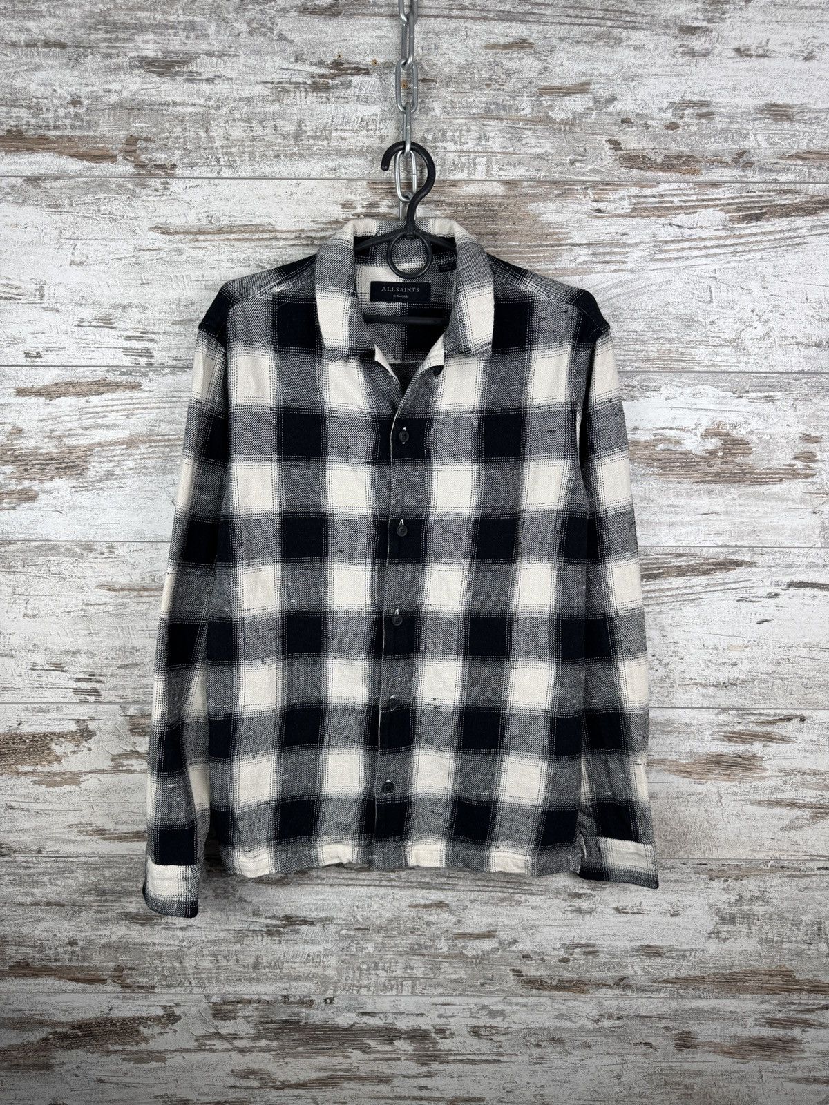 Allsaints Mens Vintage AllSaints ALAMOSA LS SHIRT button up flannel Size US S / EU 44-46 / 1 - 2 Thumbnail