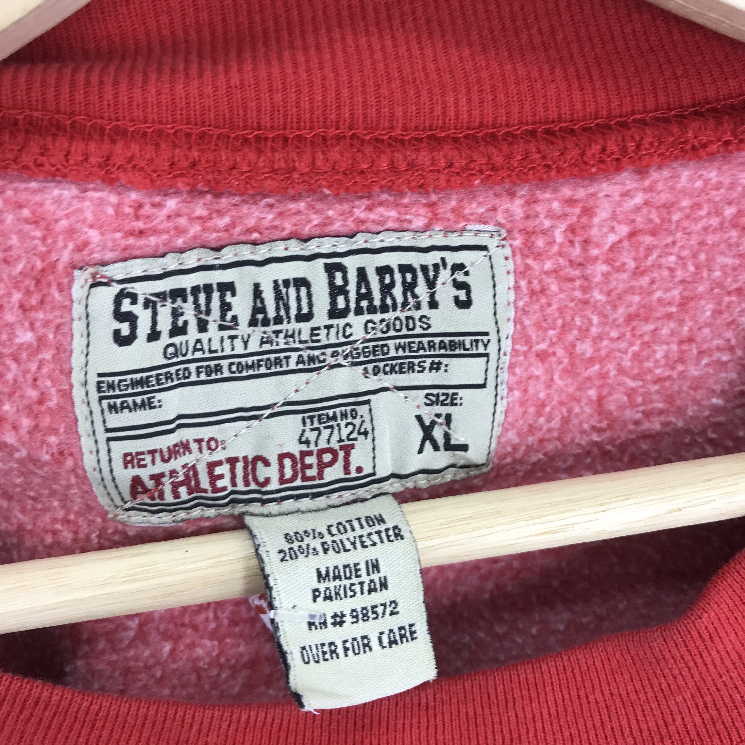 Vintage Vintage Wisconsin State Red Sweatshirt Xlarge - 301 Size US XL / EU 56 / 4 - 6 Thumbnail