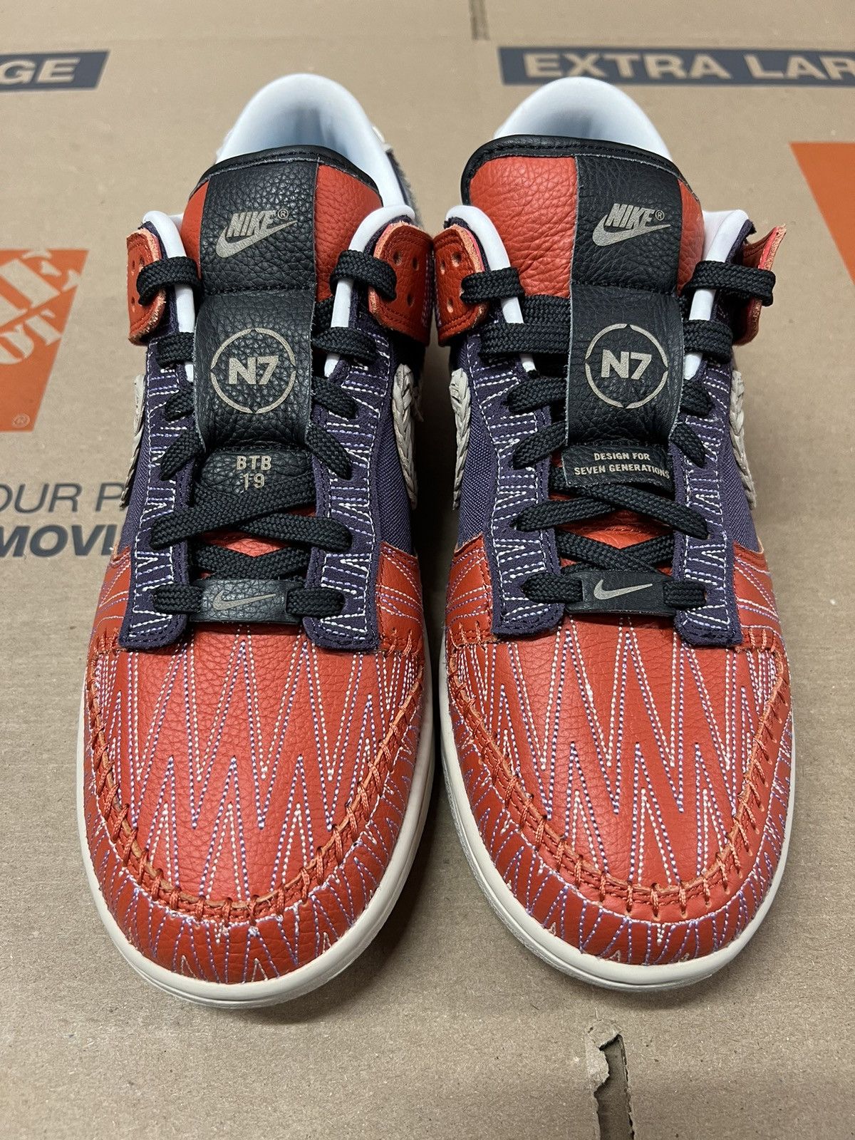 Nike Nike ID Dunk Low - Nike By You “N7” Size US 10 / EU 43 - 2 Thumbnail
