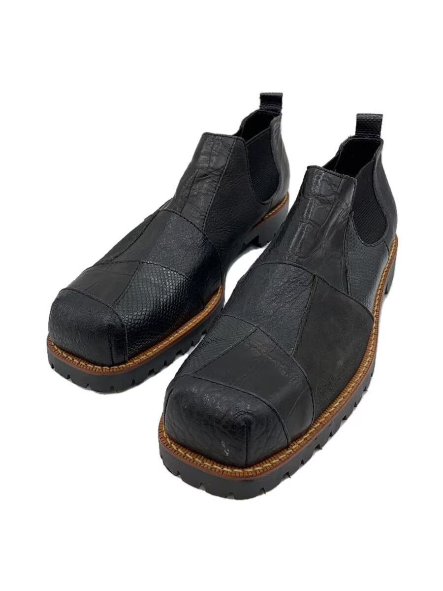 Comme des Garcons × Comme des Garcons Homme Plus Patchwork Reconstructed Leather Boots Size US 8.5 / EU 41-42 - 2 Thumbnail