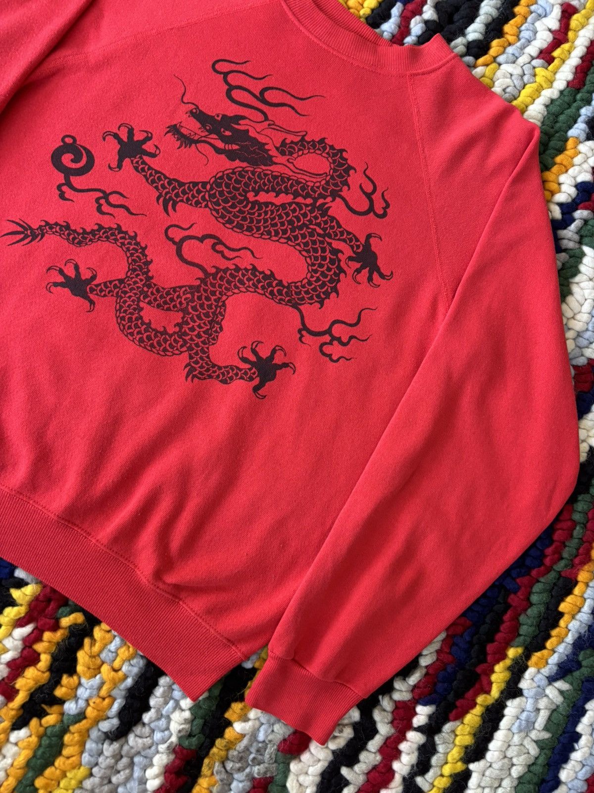 Vintage 1980s Vintage Asian Dragon Crewneck Size US M / EU 48-50 / 2 - 2 Thumbnail