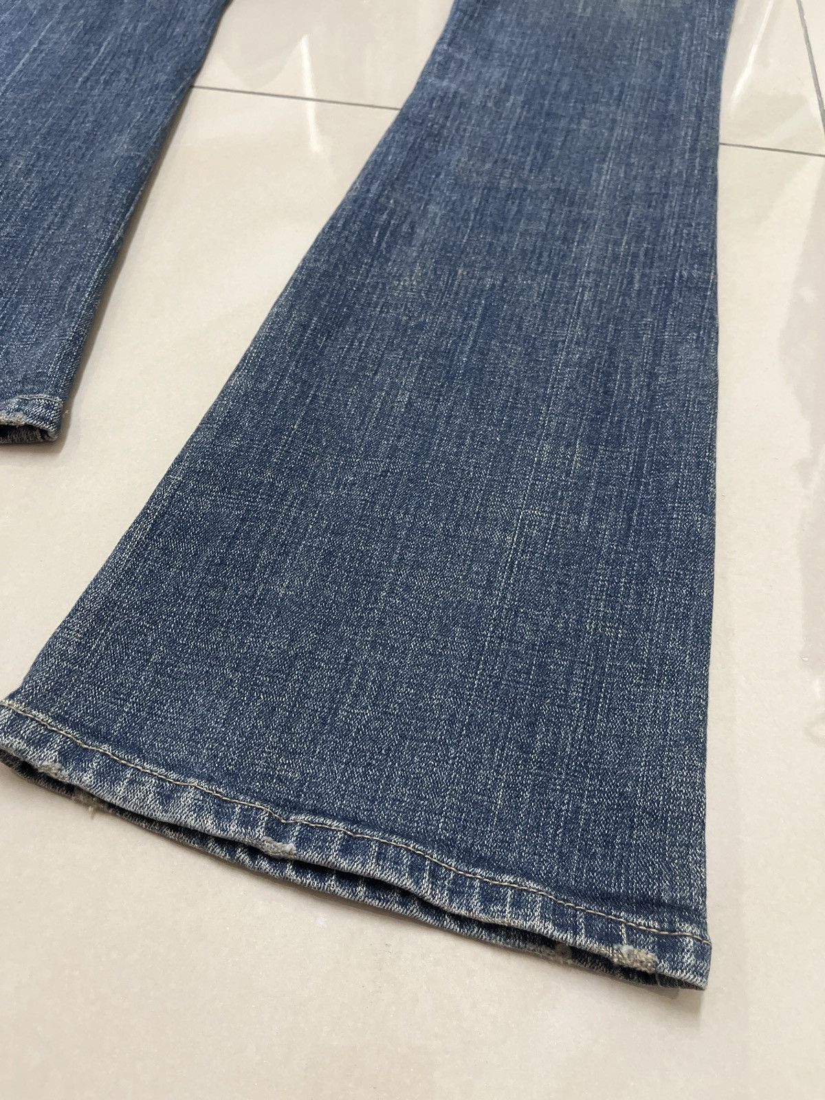 If Six Was Nine × Jean × Tornado Mart Flare jeans back rush distressed mud rusty low rise Size US 28 / EU 44 - 14 Thumbnail
