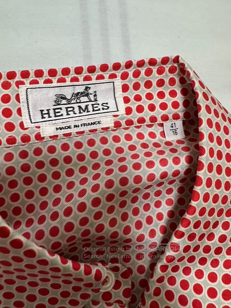 Hermes Hermes size 41 Silk shirt Size US M / EU 48-50 / 2 - 7 Thumbnail