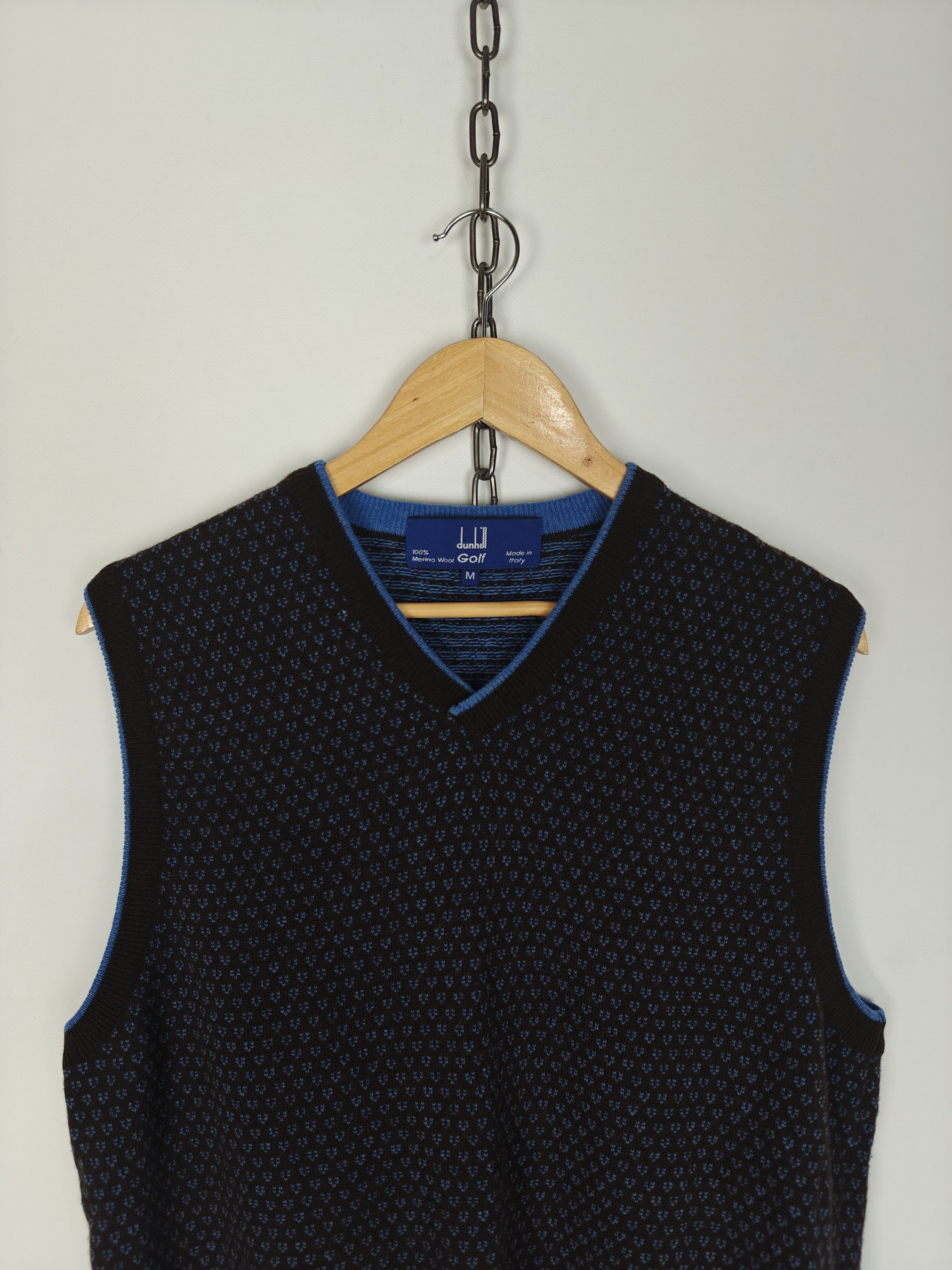 Alfred Dunhill Dunhill Golf Sweater Vest Golf Wool Italy size M Size US M / EU 48-50 / 2 - 2 Thumbnail