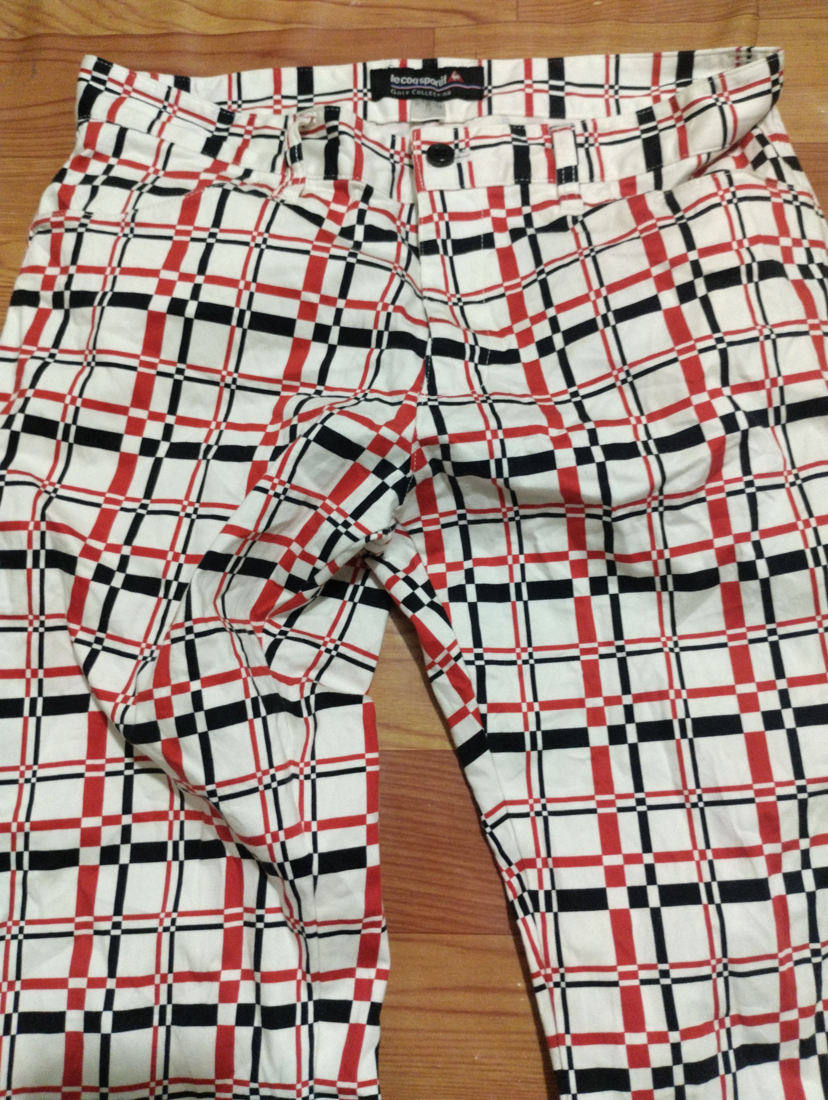 Le Coq Sportif Le Coq Sportif Flare Golf Pants Boot Cut Size 31" - 4 Thumbnail