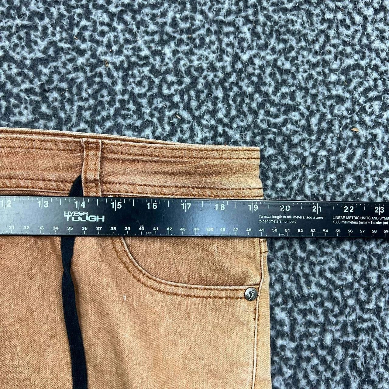 Other Footprint Manufacture Jeans Men 36x33 Brown Denim Pants Size US 36 / EU 52 - 5 Thumbnail