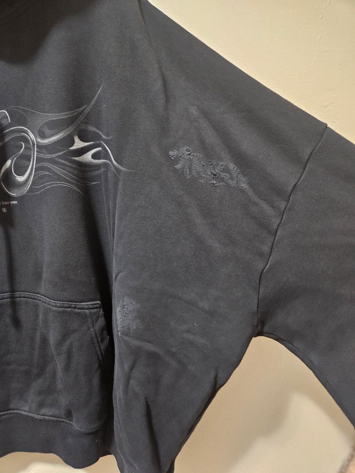 HELLSTAR ComplexCon Dark Ohm Baggy Distressed Hoodie Size US L / EU 52-54 / 3 - 5 Thumbnail