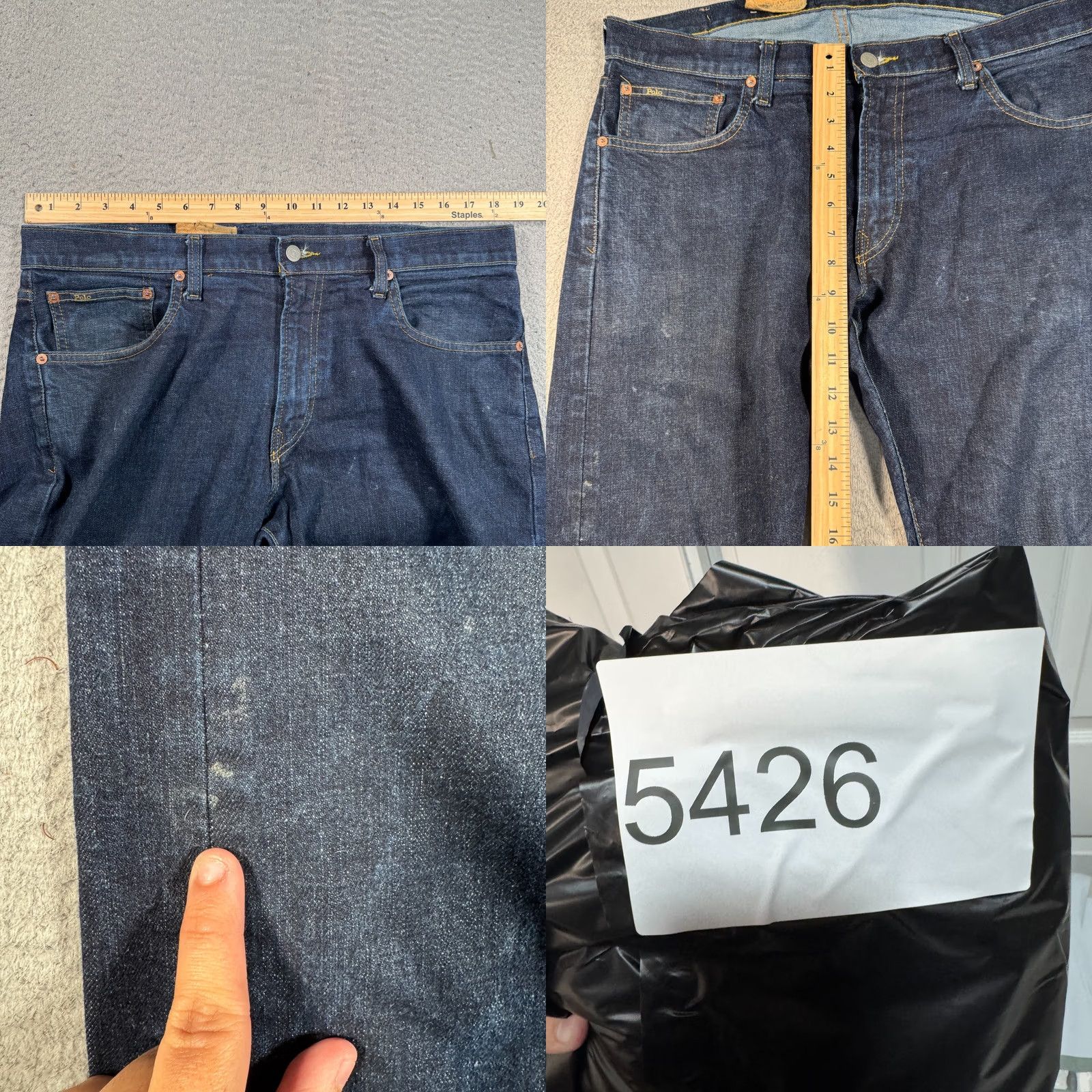 Polo Ralph Lauren Polo Ralph Lauren Jeans Men 38x29 Blue Denim Straight Slim Stretch Sullivan NWT Size US M / EU 48-50 / 2 - 9 Thumbnail