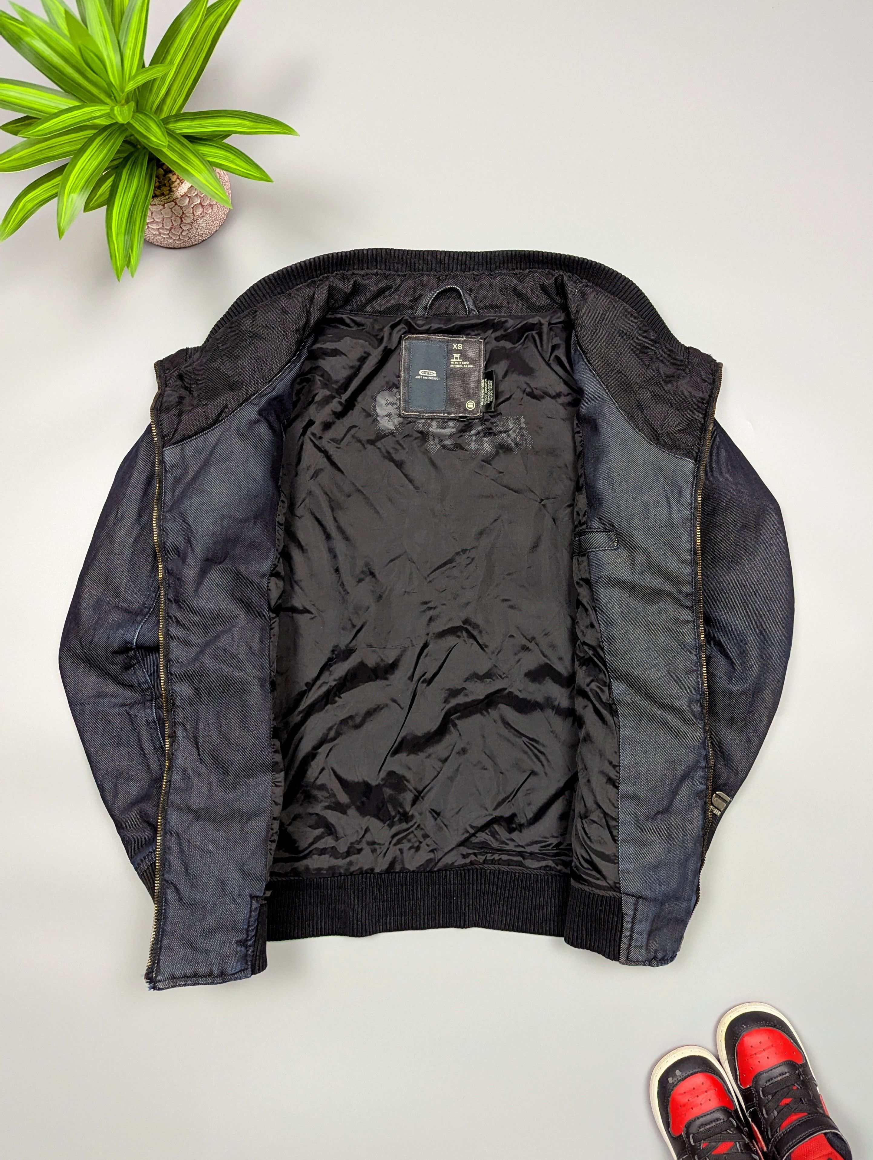 G-Star × Vintage G-Star RAW Dawn Denim Jacket Womens Dark Blue FullZip Jacket Size XS / US 0-2 / IT 36-38 - 10 Thumbnail