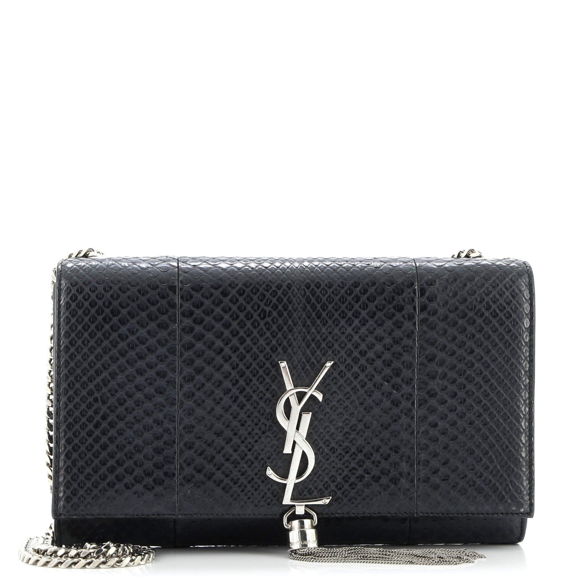 Saint Laurent Paris Classic Monogram Tassel Crossbody Bag Size ONE SIZE - 1 Thumbnail