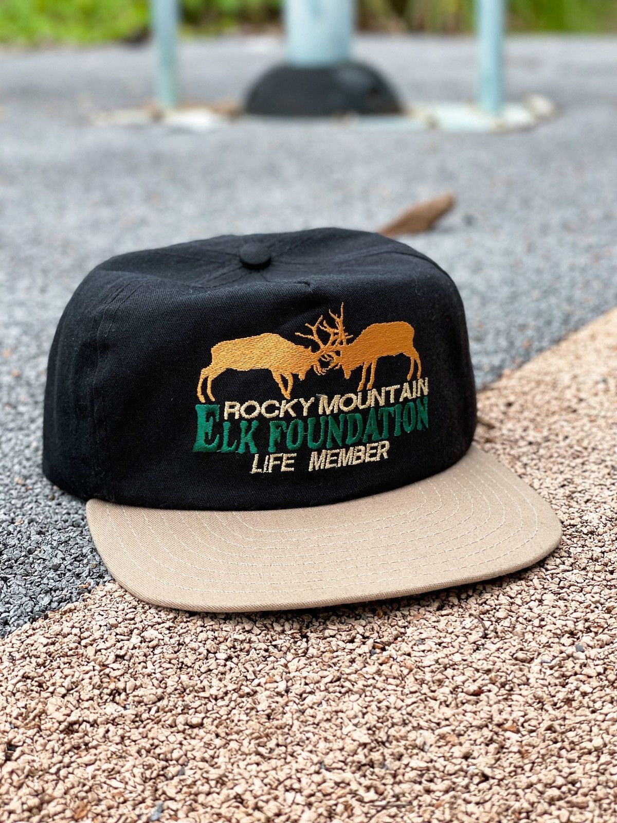Vintage Rocky Mountain Elk Foundation Golfer Hat Size ONE SIZE - 1 Thumbnail