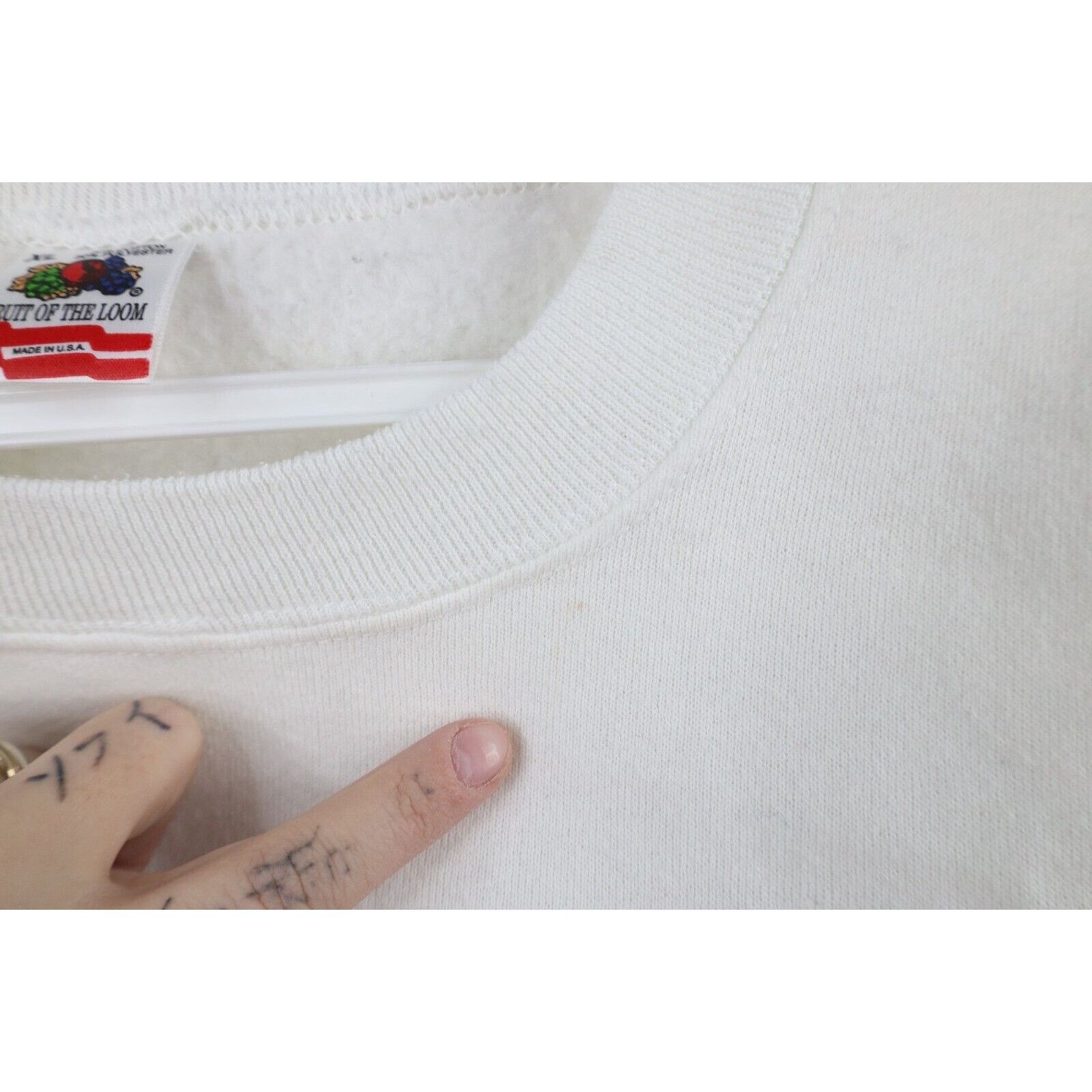 Vintage Vintage 90s Streetwear Distressed Christmas Sweatshirt Size XL / US 12-14 / IT 48-50 - 10 Thumbnail