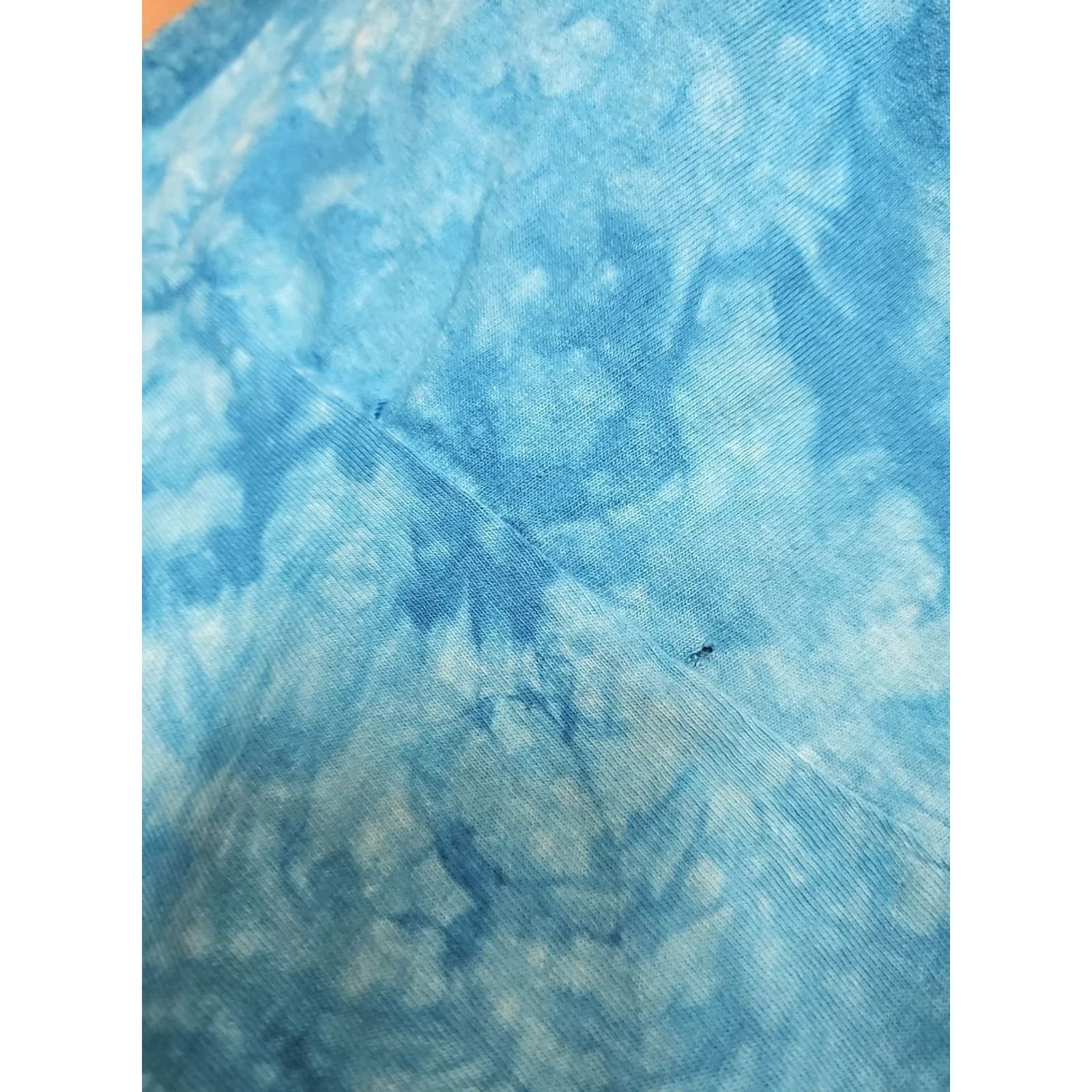 Vintage VINTAGE Crosby Stills & Nash Wooden Ships BLUE TIE DYE T-SHIRT XL Mens Crew Neck Short Sleeve Graphic Print 2000s Concert Band Size US XL / EU 56 / 4 - 7 Thumbnail