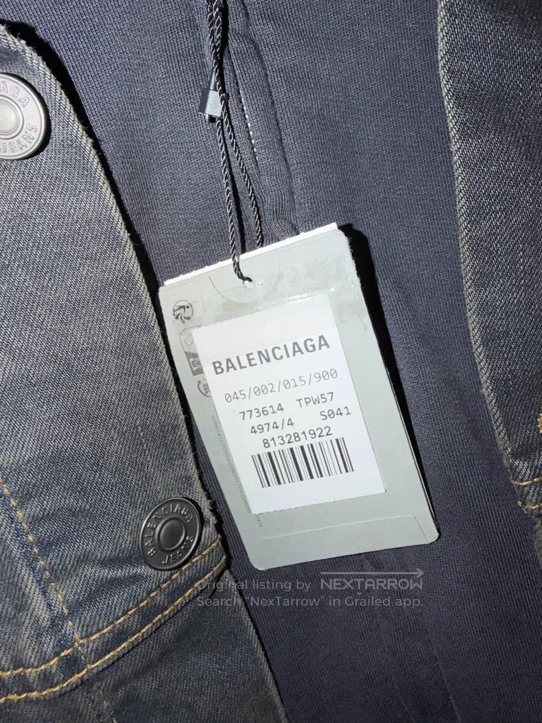 Balenciaga Balenciaga Multi-layer Denim Jacket Size US XL / EU 56 / 4 - 6 Thumbnail