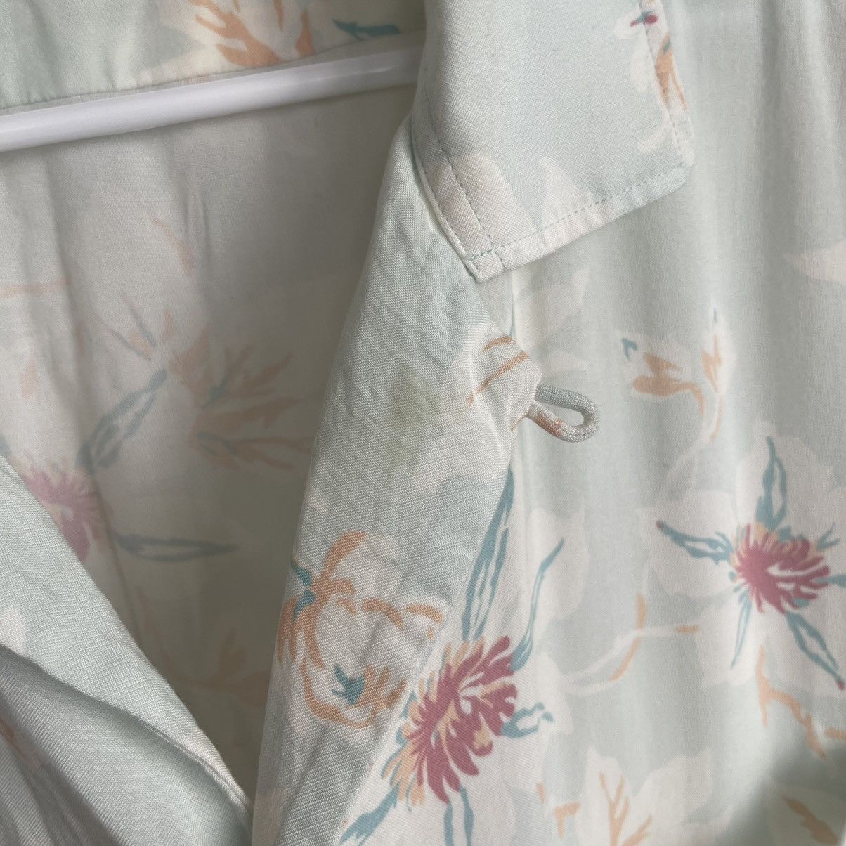 Faherty Faherty Floral Button Down Short Sleeve Recycled Rayon Shirt Size US L / EU 52-54 / 3 - 5 Thumbnail