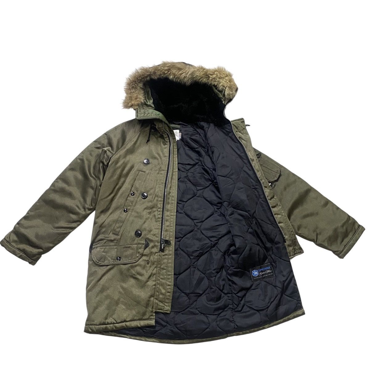 I. Spiewak And Sons 💥 I. SPIEWAK MILITARY USA PARKA JACKET Size US M / EU 48-50 / 2 - 5 Thumbnail