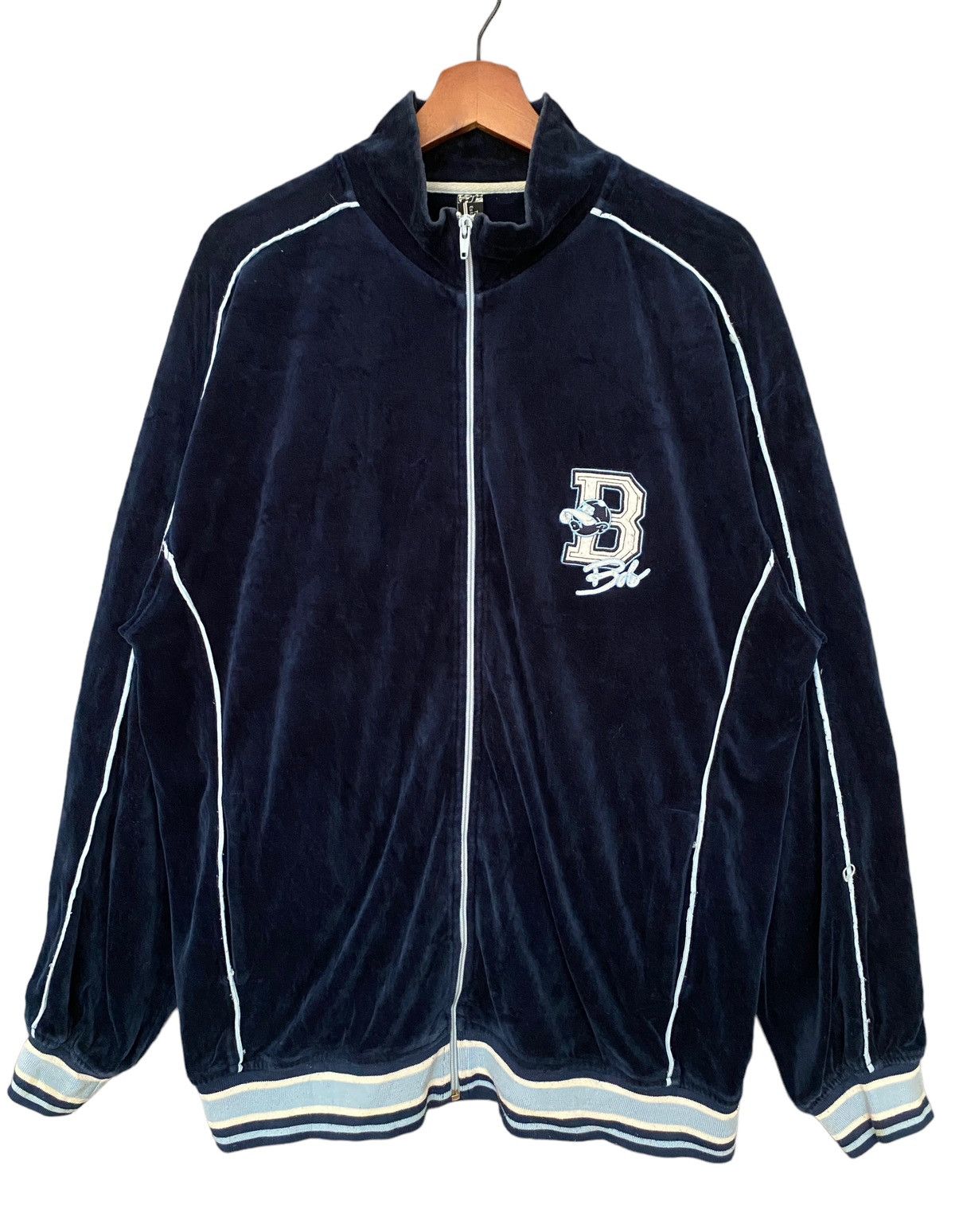 Japanese Brand × Vintage Vintage Japanese Brand School Velvet Jacket 2000s Size US L / EU 52-54 / 3 - 3 Thumbnail