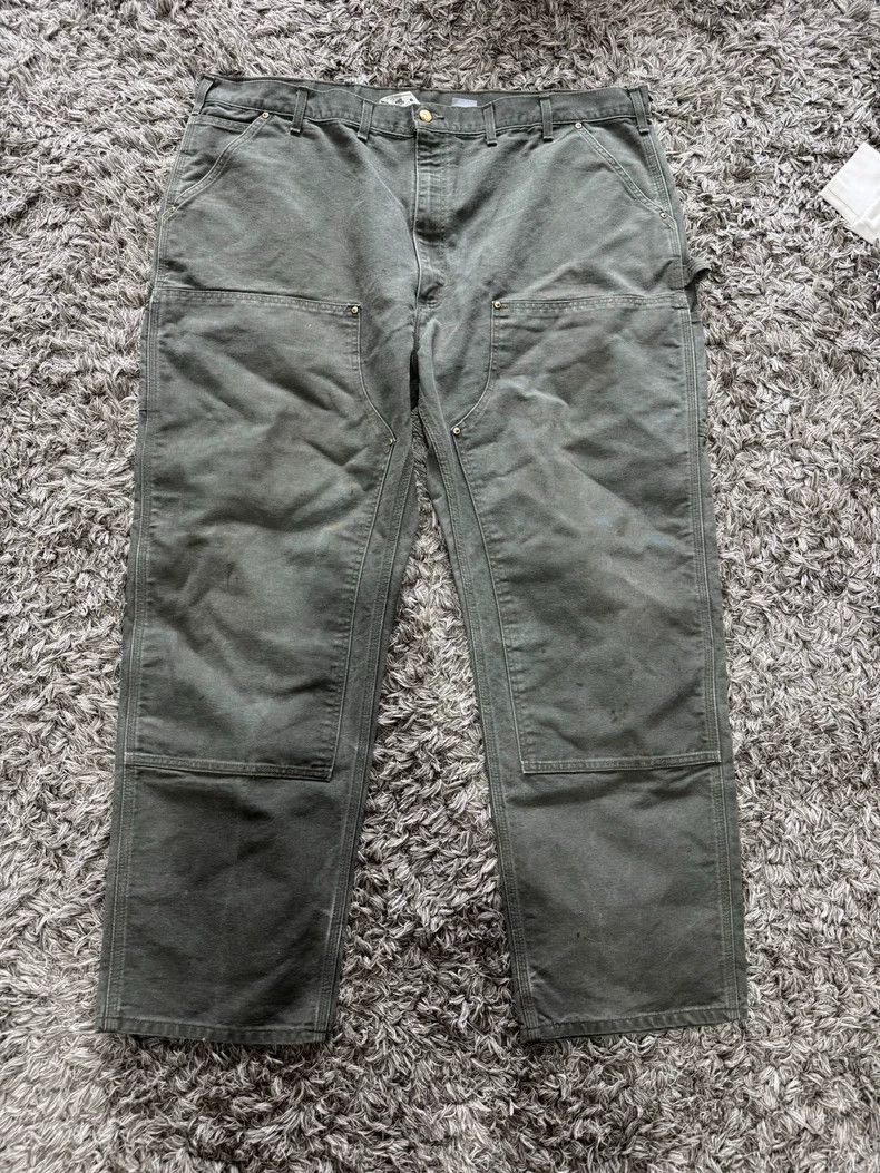 Carhartt carharrt size os Moss Green Overalls pants 2504-Nextarrow Size US 30 / EU 46 - 1 Thumbnail