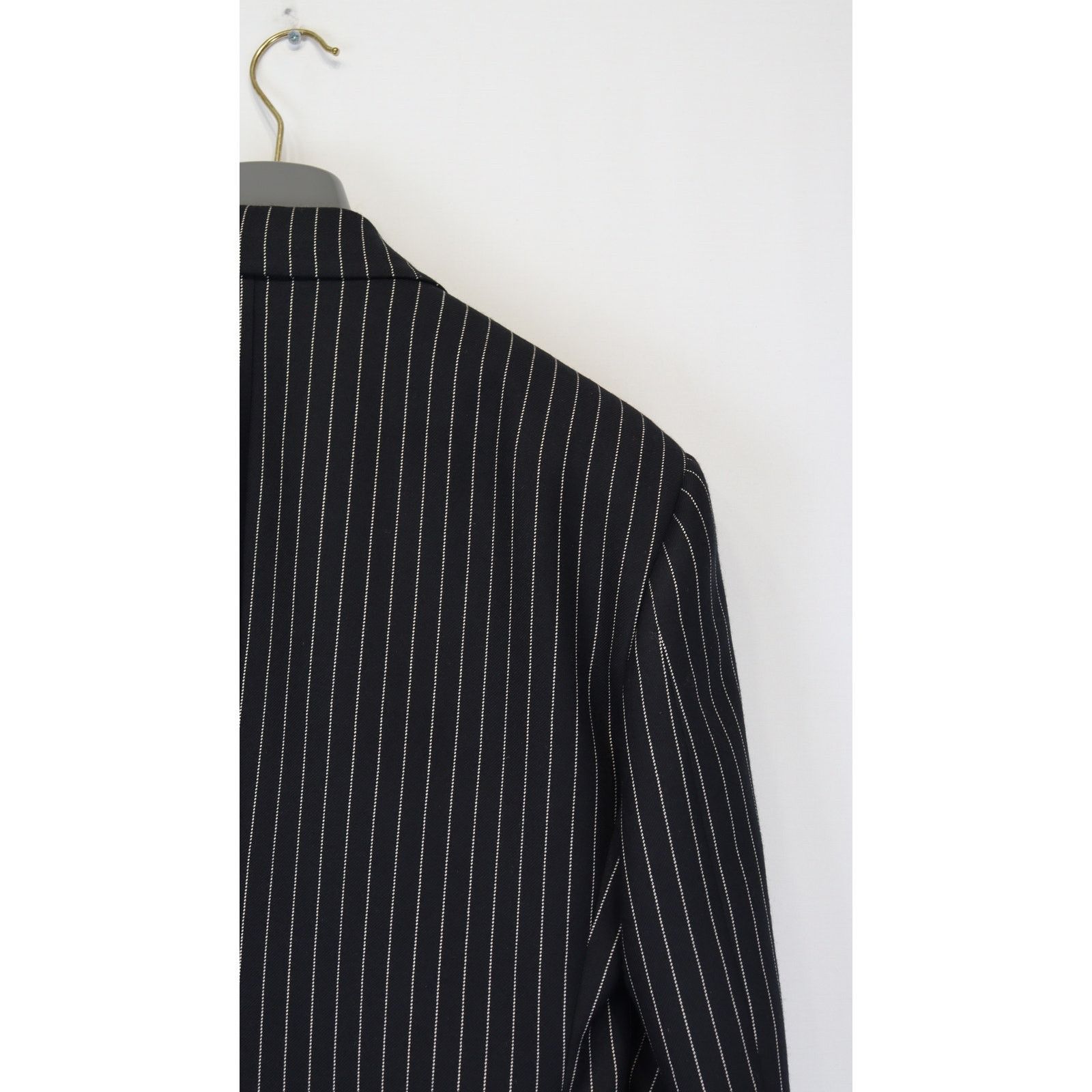 Tom Ford o1rshd1 Cooper Stripe Blazer Jacket in Black/White Size US S / EU 44-46 / 1 - 13 Thumbnail