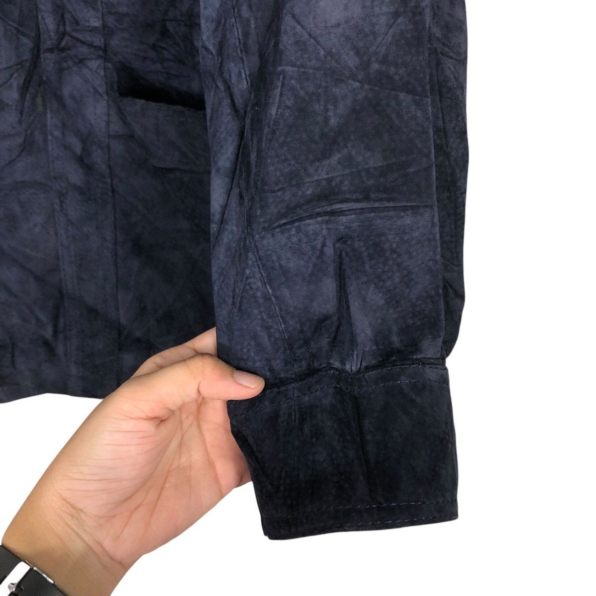 Japanese Brand 📌Vintage Chore Leather Jacket Jubian Blanket Issey Miyake Size US L / EU 52-54 / 3 - 16 Thumbnail