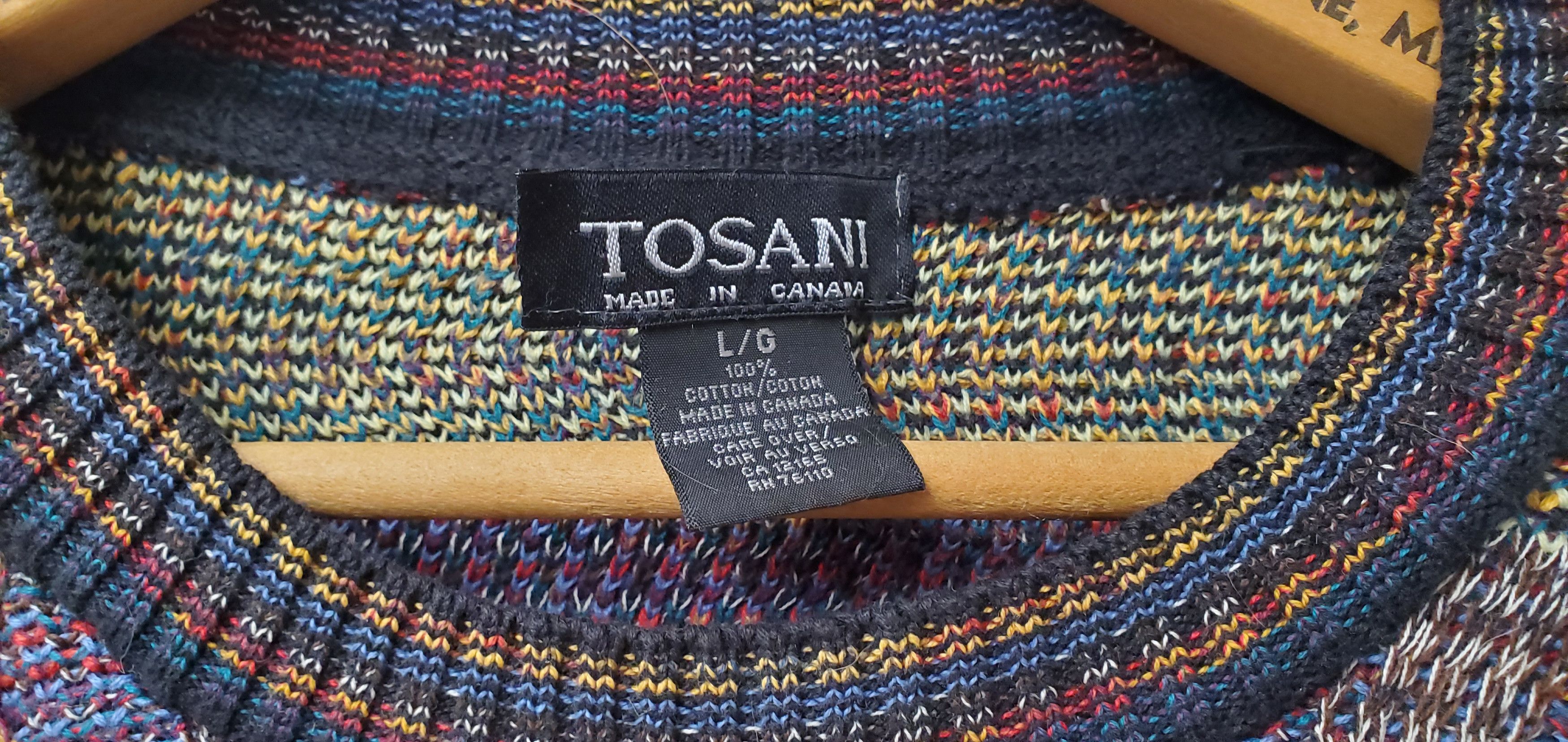 Other Tosani Coogi-Style Sweater Size US L / EU 52-54 / 3 - 3 Thumbnail