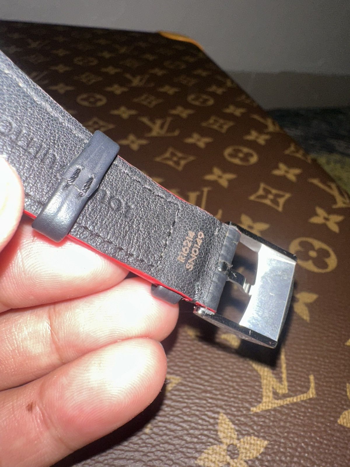 Louis Vuitton Louis vuitton epi leather tambour horizon strap watch Size ONE SIZE - 5 Thumbnail